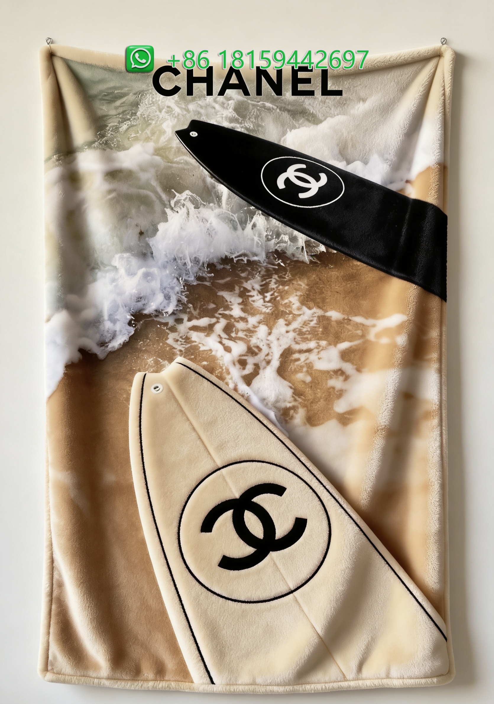 Chanel Throw Blankets
